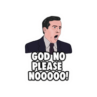 God no please Office stickers