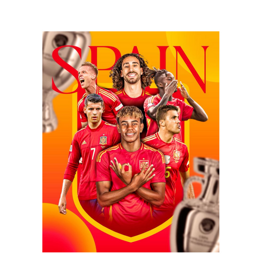 FC Spain 25 | Spain Football Sticker | Football Team