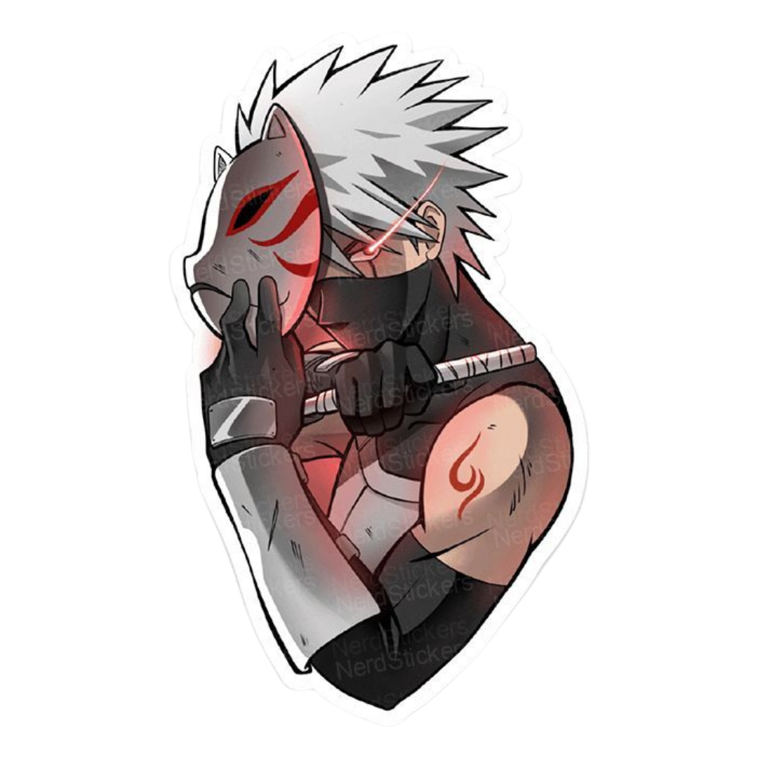 Kakashi Hatake Naruto Sticker 7 | Sharingan Ninja Premium Sticker