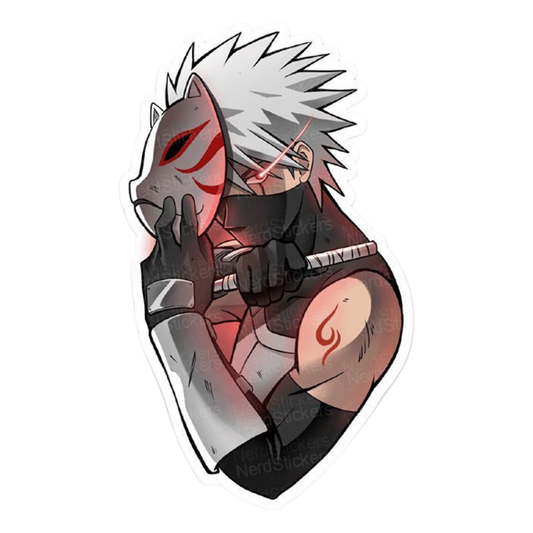 Kakashi Hatake Naruto Sticker 7 | Sharingan Ninja Premium Sticker