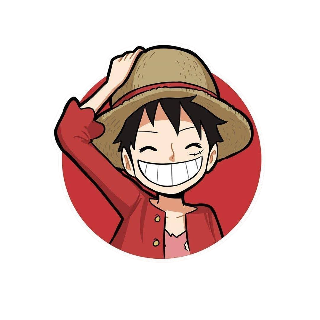 Monkey D. Luffy Smiling Anime stickers