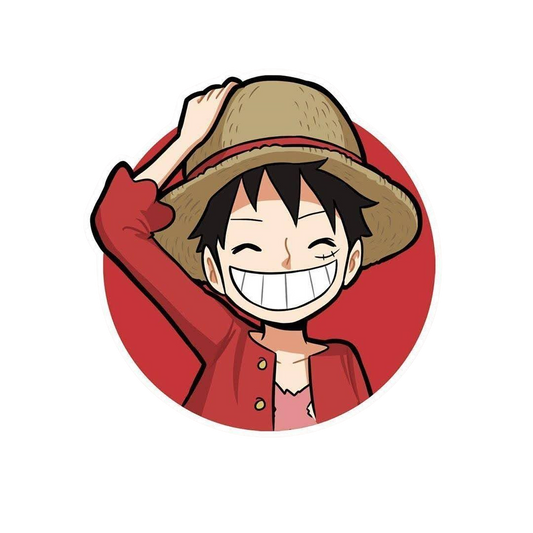 Monkey D. Luffy Smiling Anime stickers