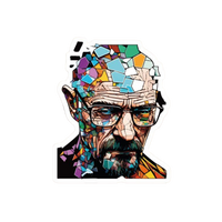Hall of Walter White | Breaking Bad Premium Sticker | TV Series