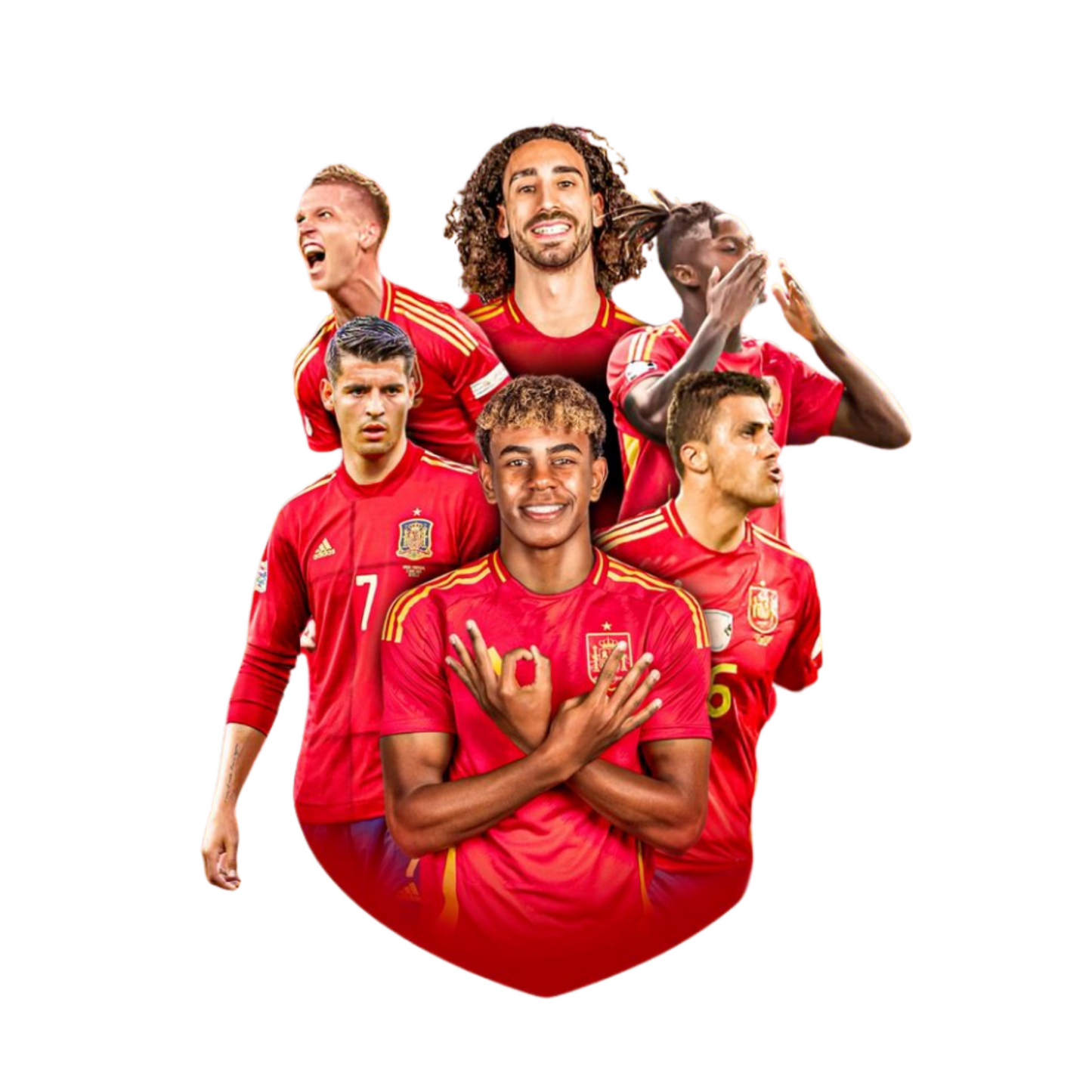FC Spain 26 | Spain Football Sticker | Football Team