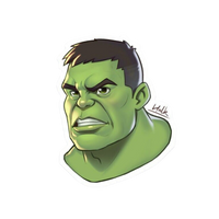 The Incredible Hulk 6 | Hulk Premium Sticker | Movie