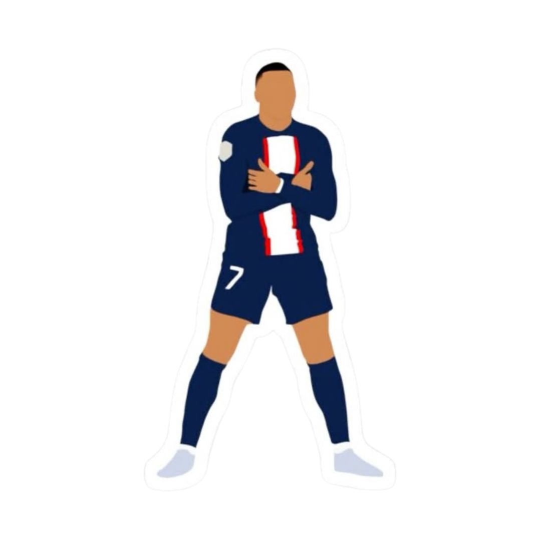 Kylian Mbappé 11 | Football Player Premium Sticker