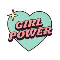 Pink Sticker 27 | Women Pink Barbie Lady | Aesthetic Girl Power Premium Sticker