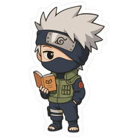 Kakashi Hatake Naruto Sticker 9 | Sharingan Ninja Premium Sticker