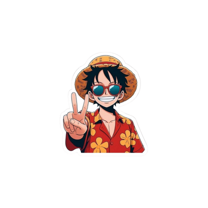 Monkey D. Luffy Anime Sticker Bundle