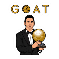 Messi 37 | Leo Messi Premium Football Sticker | Legendary Footballer