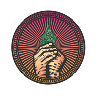 Stamp Hemp Sticker | StickerBD