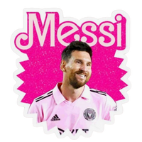 Messi 38 | Leo Messi Premium Football Sticker | Legendary Footballer