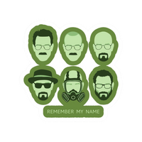 Remember My Name | Breaking Bad Premium Sticker | TV Series