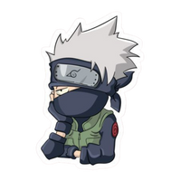 Kakashi Hatake Naruto Sticker 10 | Sharingan Ninja Premium Sticker