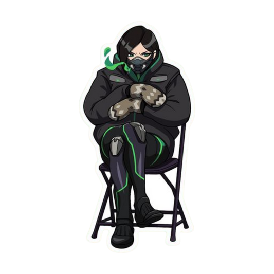 Viper Not Impressed Valorant stickers