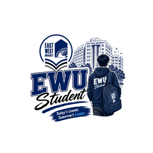 EWU Student | East West University Stickers | Sticker BD