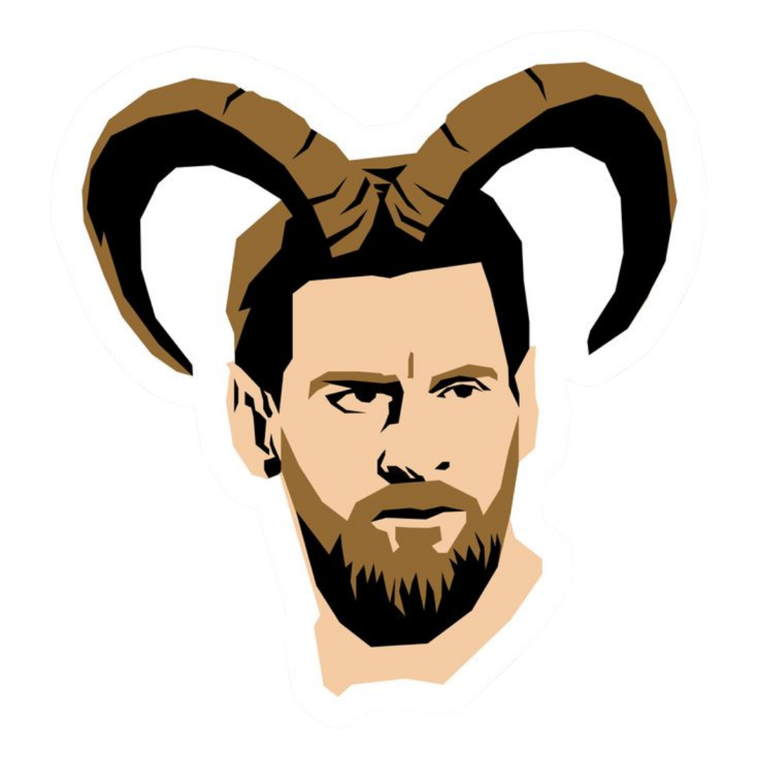 Messi 39 | Leo Messi Premium Football Sticker | Legendary Footballer