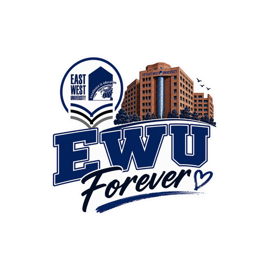 EWU Forever | East West University Stickers | Sticker BD