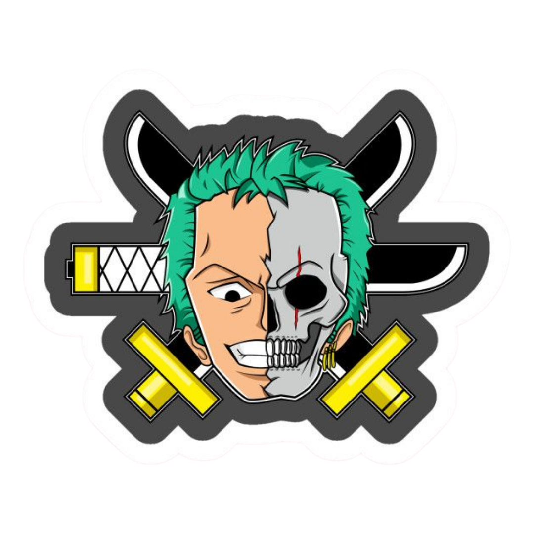 Roronoa Zoro One Piece Sticker 14 | Three Sword Style Premium Sticker