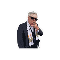 Carlo Ancelotti | Real Madrid Premium Sticker | Football Club