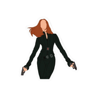 Black Widow 2 | Black Widow Premium Sticker | Movie