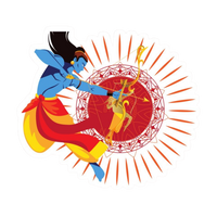 Lord Rama 2 | Om, Gods, Mantras & Spritual Symbols | StickerBD