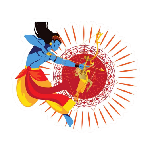 Lord Rama 2 | Hinduism | Religious Sticker | Spiritual Premium Sticker