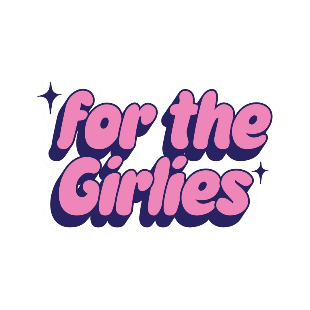 Pink Sticker 2 | Women Pink Barbie Lady | Aesthetic Girl Power Premium Sticker