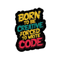 Programmer Sticker #2 | Coding & Developer Laptop Sticker | StickerBD