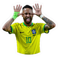 FC Brazil 12 | Brazil Football Sticker | Football Team