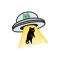 UFO 2 | Space Mystery Premium Sticker | UFO & Aliens