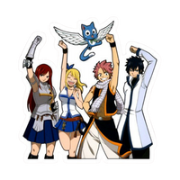 Fairy Tail Anime Sticker 2 | Anime Die Cut Premium Sticker