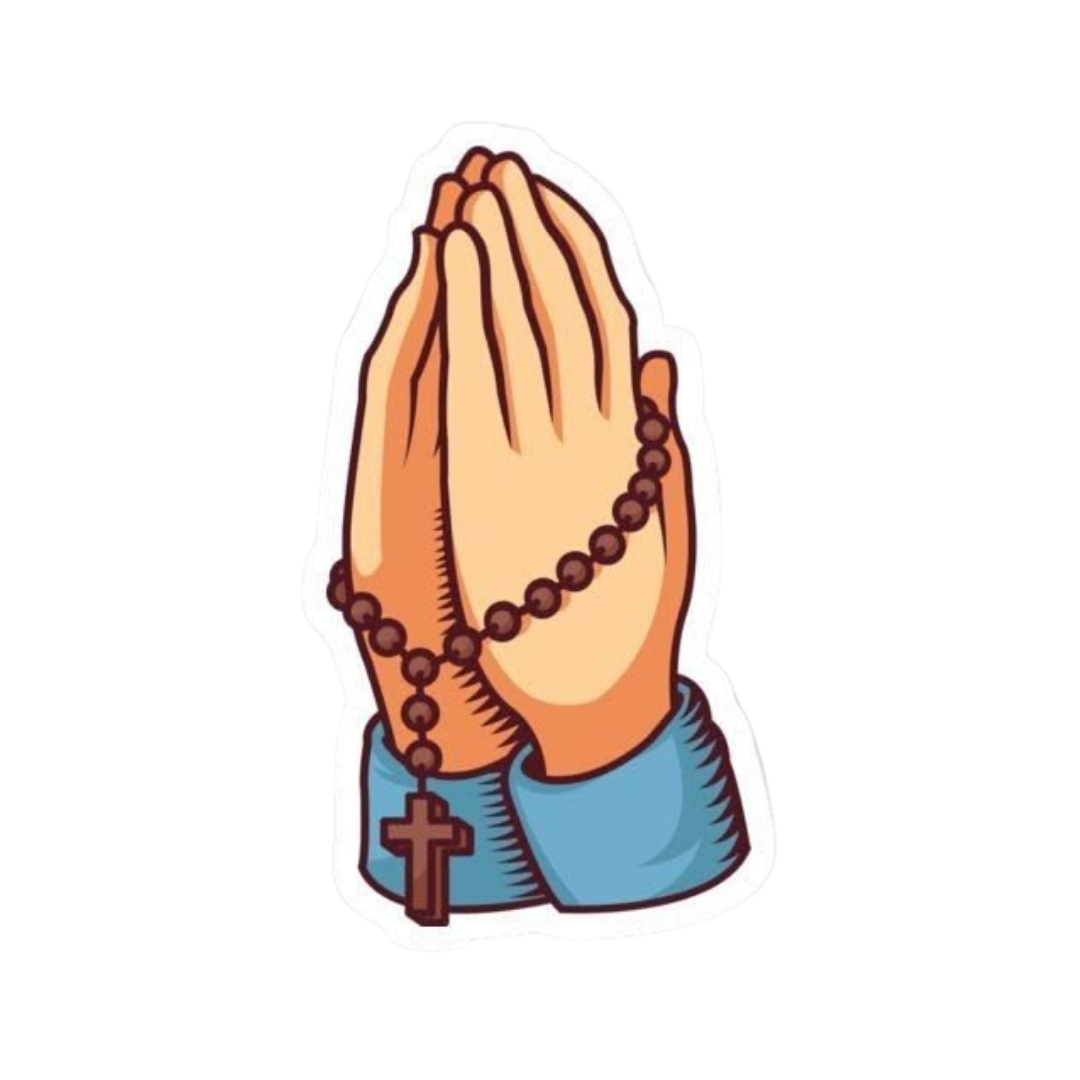 Holy Pray | Cross, Bible & Faith Sticker Collection | StickerBD