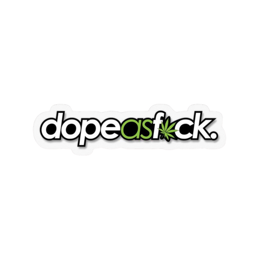 Dope as f Hemp stickers