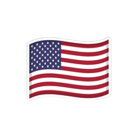 USA 2 | Country Premium Sticker | Country, Flag & Travel Sticker