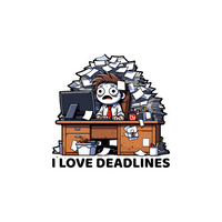 I Love Deadline stickers