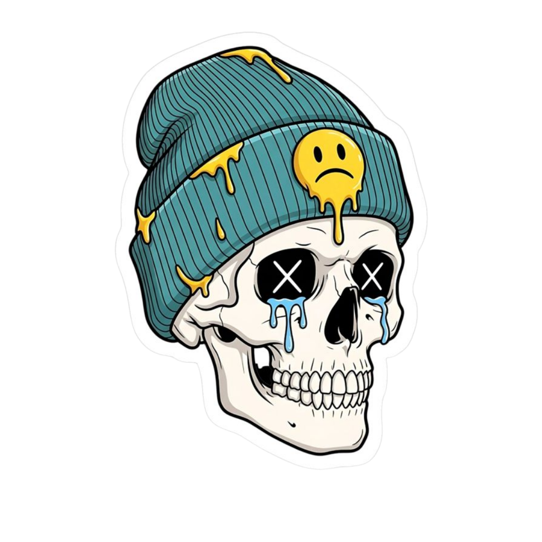 Skull Sticker