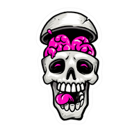 Skull 4 Sticker