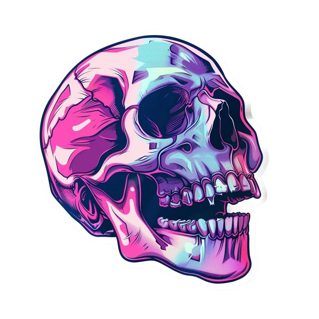 Skull 7 Sticker