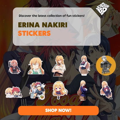 Erina Nakiri Food Wars Sticker Bundle