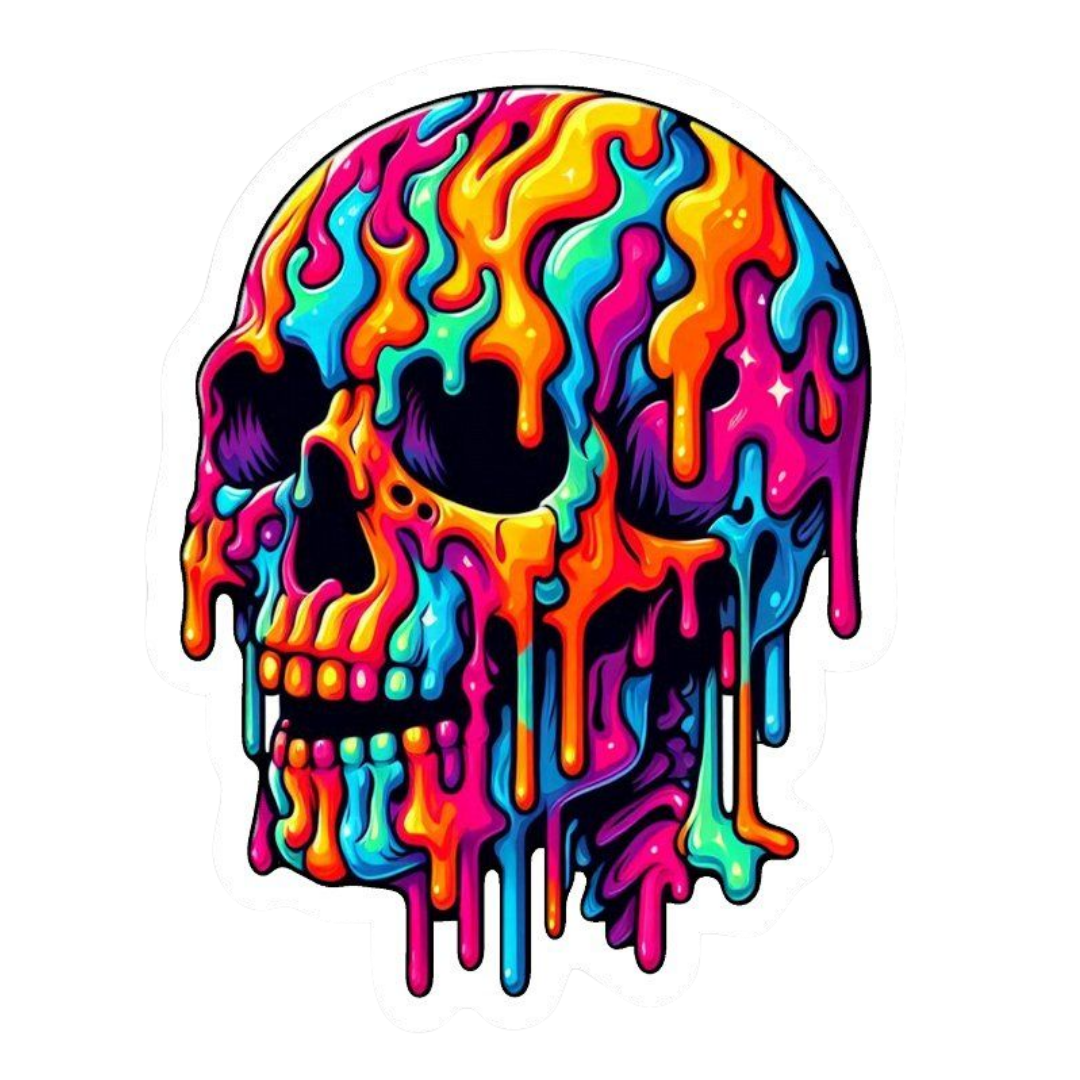 Skull 9 Sticker