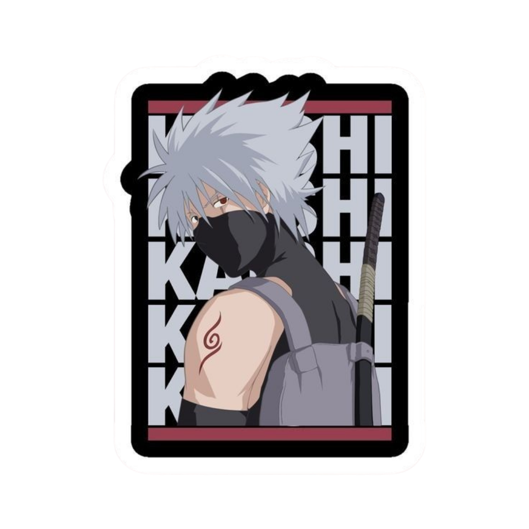 Kakashi Hatake Naruto Sticker 12 | Sharingan Ninja Premium Sticker