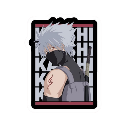 Kakashi Hatake Naruto Sticker 12 | Sharingan Ninja Premium Sticker