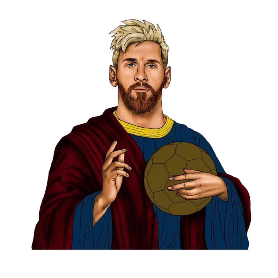 Messi 40 | Leo Messi Premium Football Sticker | Legendary Footballer