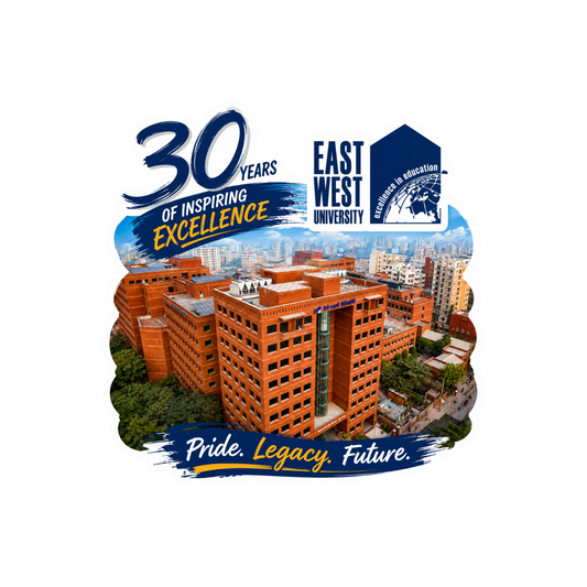 EWU 30 Years | East West University Stickers | Sticker BD