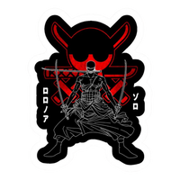 Roronoa Zoro One Piece Sticker 15 | Three Sword Style Premium Sticker