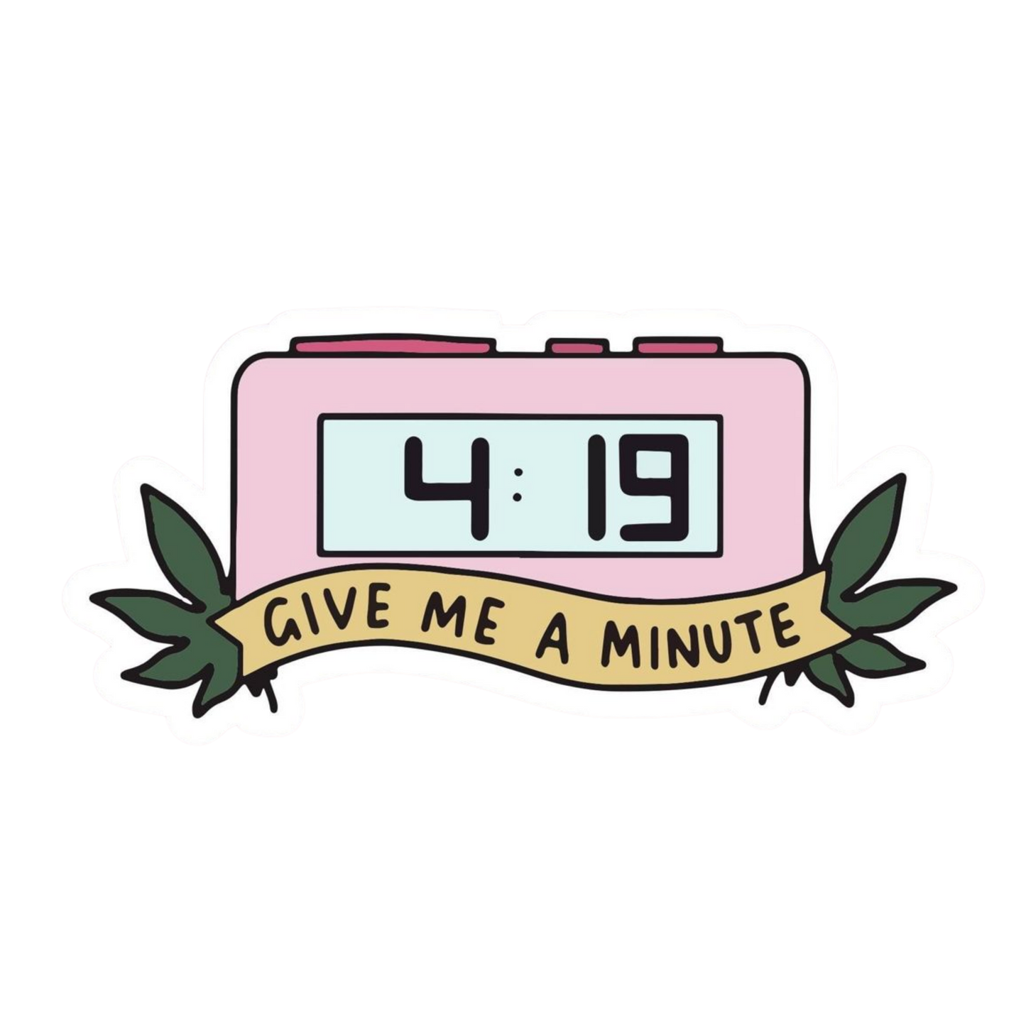 Almost 420 Hemp Sticker | Waterproof Die-Cut | StickerBD