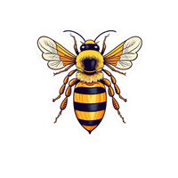 Bee 4 Sticker