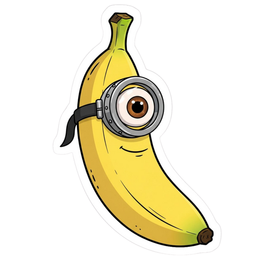 Minions Boss Sticker – Water Resistant Cute Cartoon Sticker | StickerBD