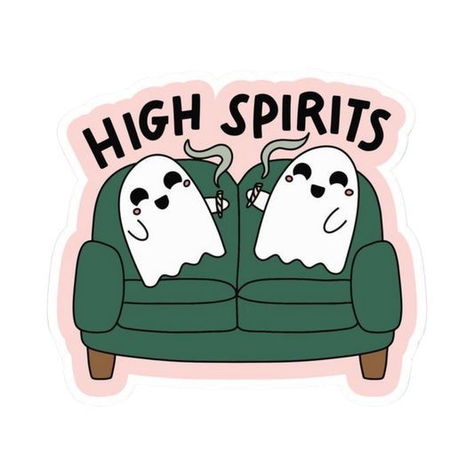 High Spirit Hemp Sticker | StickerBD